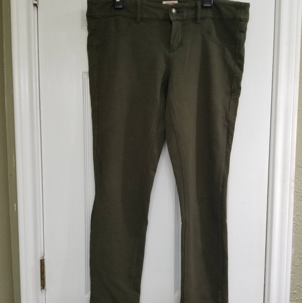 Women olive jeggings